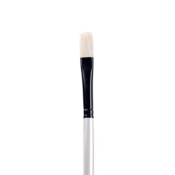 Simply Simmons Long-Handle Bristle Flat Brush